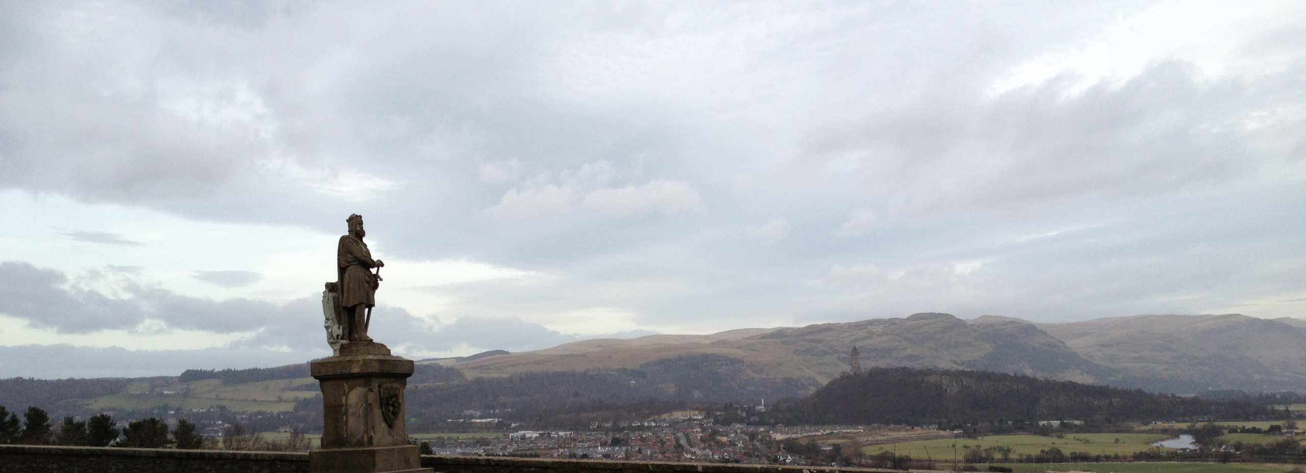 The Bruce Statue, Stirling Castle esplanade